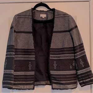 EUC LOFT Aztec Print Jacket, size Large